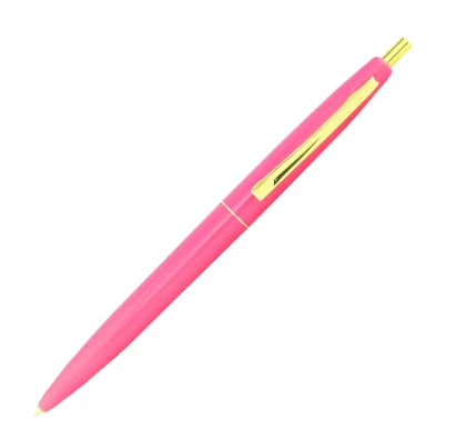 Pink Red Япония Ограниченная серия BIC Классическая цветная шариковая ручка CLIC GOLD 0,7 мм шариковая ручка 1 шт - Цвет: Pink Red