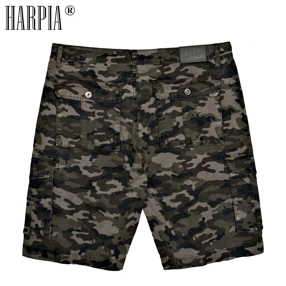 Harpia летние мужские новые армейские зеленые бермуды Camuflada военные шорты Карго