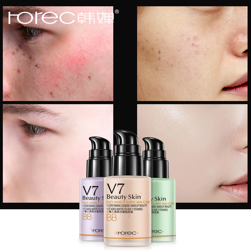 ROREC увлажняющий праймер для лица, макияж BBCream, мгновенный ластик для пор, праймер для гладкой кожи, улучшающий Праймер, основа, жидкий крем