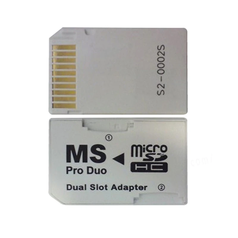 Двойной 2 слота Micro Memory TF на карту памяти MS Card Pro Duo адаптер для PSP 64 Мб до 8 Гб карта +