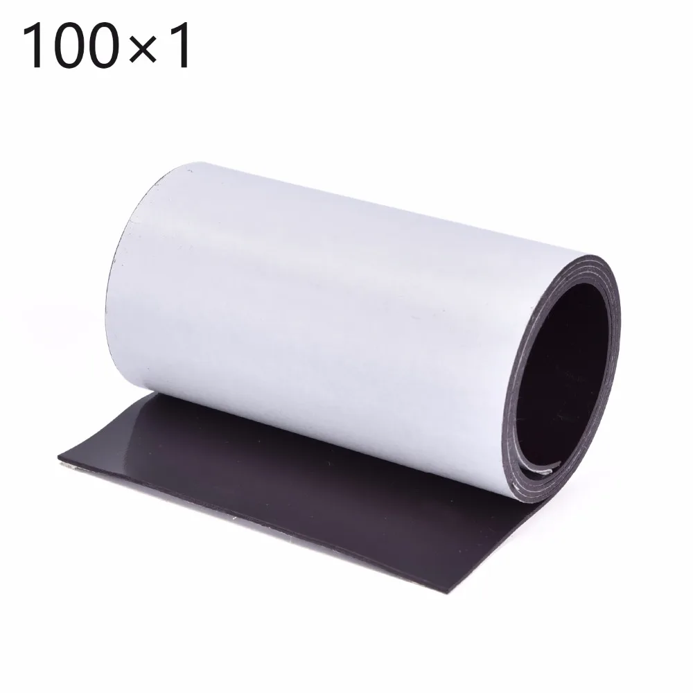Мягкая самоклеящаяся магнитная лента 1 метр 100x1 мм|adhesive magnetic strip|magnetic stripmagnetic strip tape