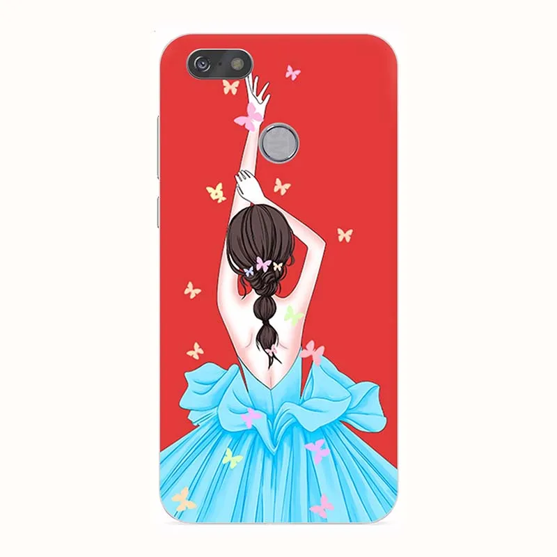 A081 Мягкий чехол для TP LINK Neffos C9 C 9 TP707A TP707C 5,9" чехол с принтом Роза волк милый чехол-крышка с узорами ТПУ материал задняя крышка Fundas Para - Цвет: A081