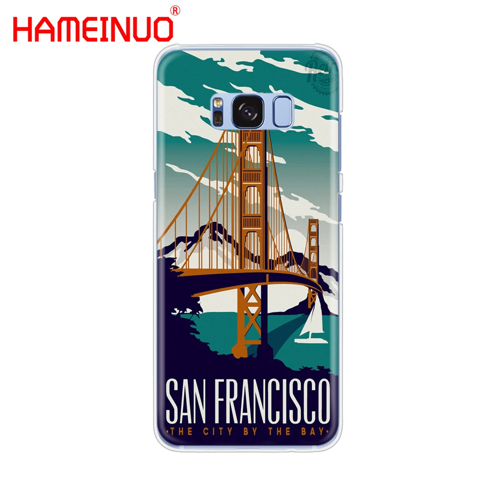 Дорожные печатки Сан-Франциско чехол для мобильного телефона Samsung Galaxy S9 S7 edge PLUS S8