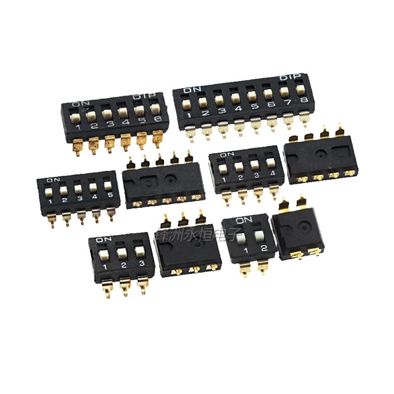 10 шт./лот переключатель SMD DIP KM 2 3/4/5/6/8P 54 мм позолоченный тумблер|switch switch|switch 10pcsswitch