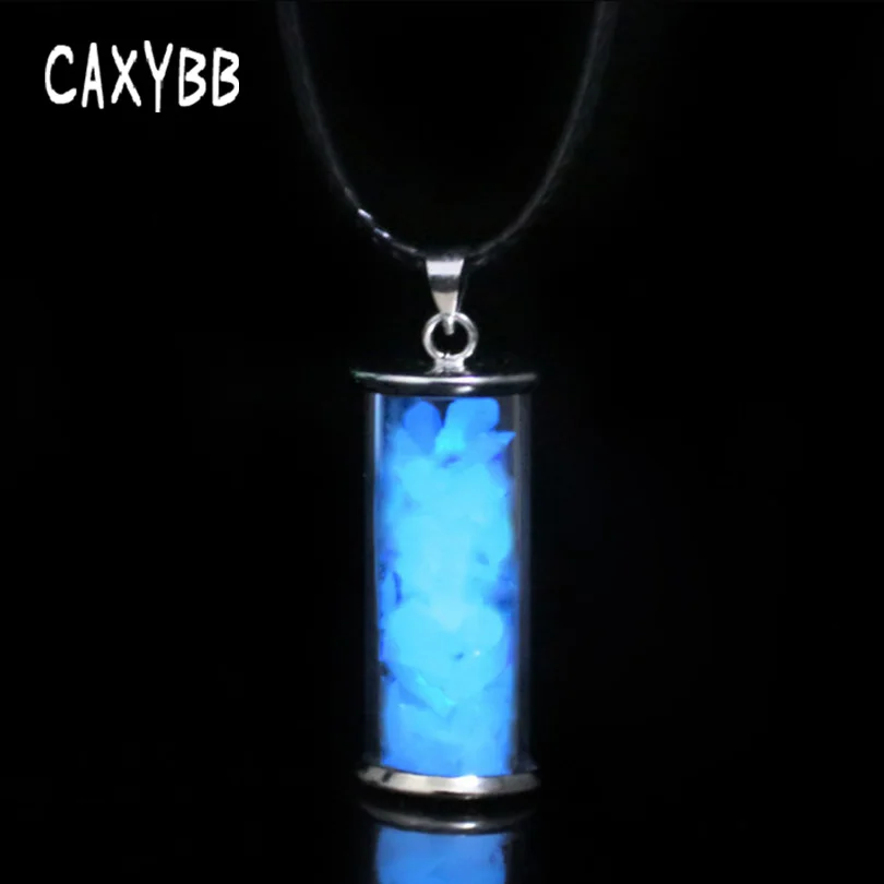Ожерелье с подвеской в виде флуоресцентного желаемого стекла|glow in the|necklace chainstone