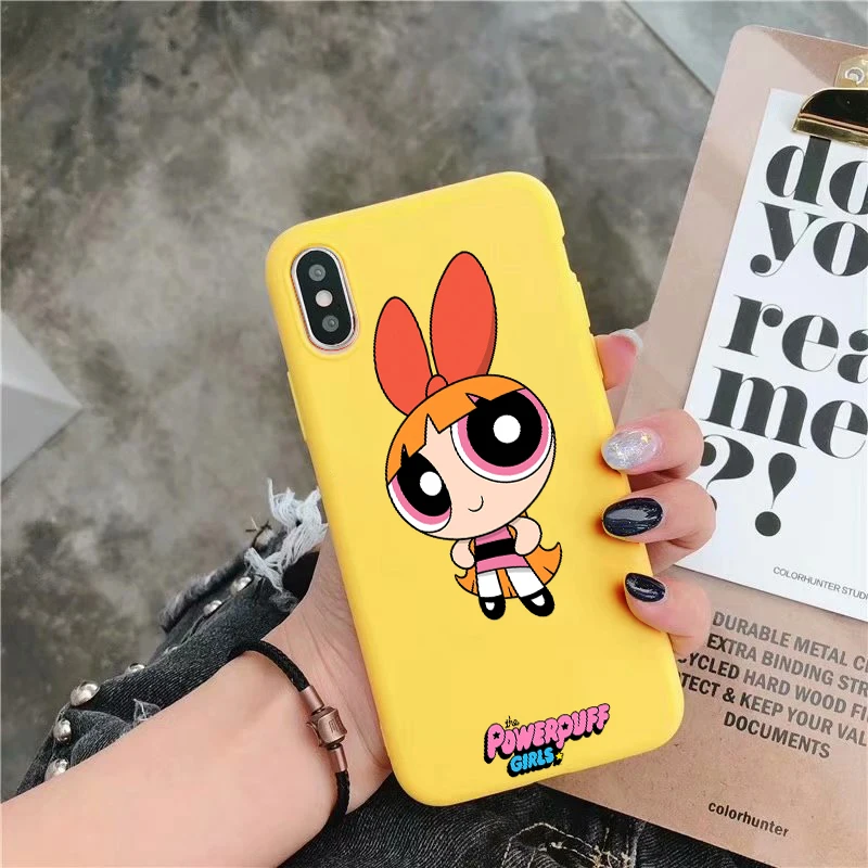 Y-5746 Powerpuff girls buttercup bubbles мягкий силиконовый карамельный цвет чехол для мобильного телефона для iPhone 11 X XR XS MAX 6 7 8 plus 6s - Цвет: Y-5746