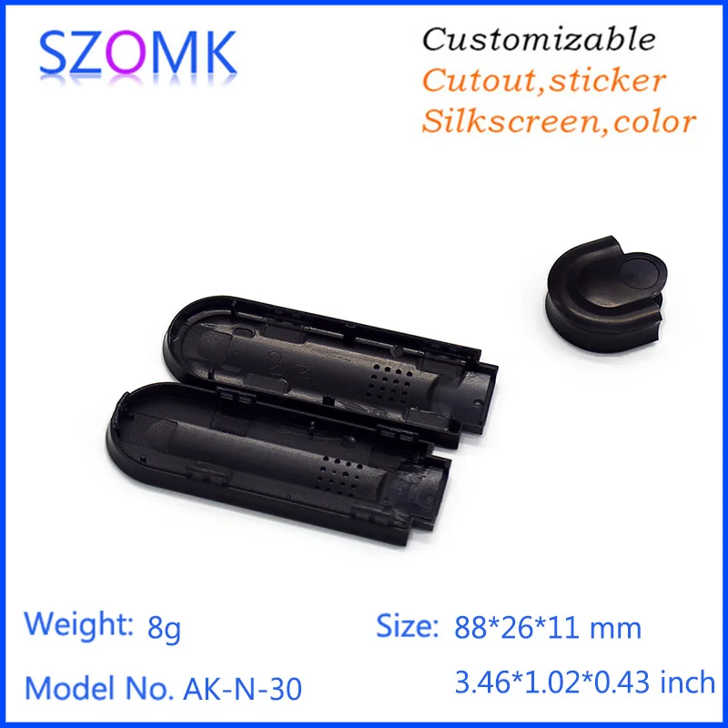 (4 шт.) abs пластиковая маленькая коробка для электронных usb-накопителей