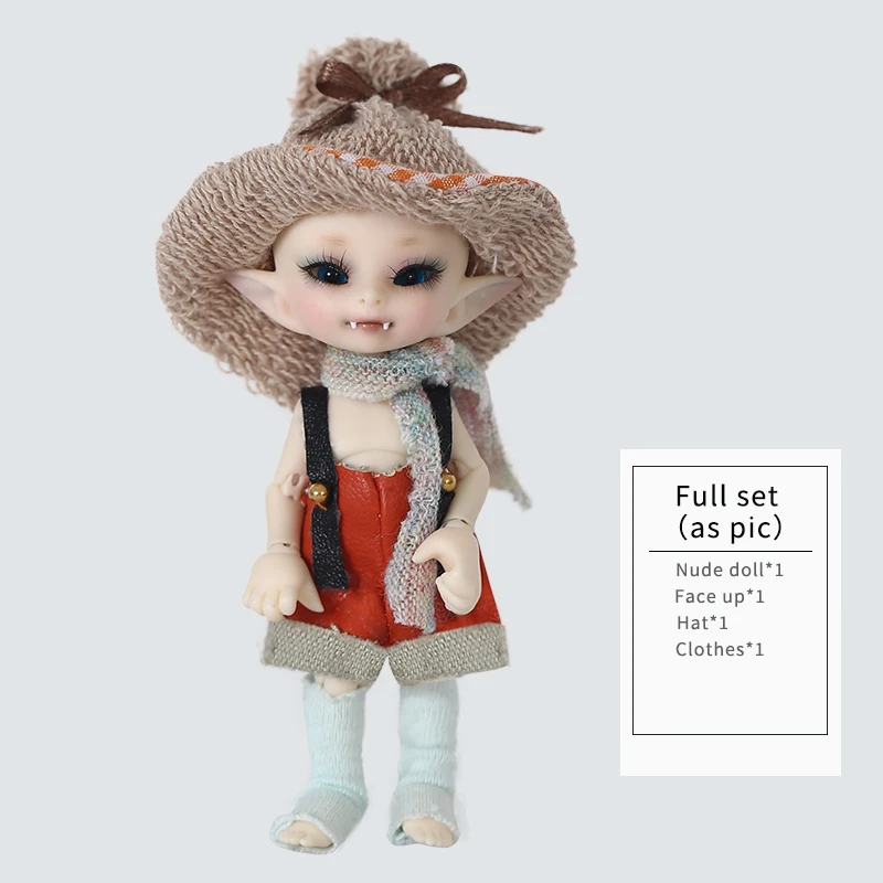 Fullset in NS as pic Realpuki Fairyland AkiA bjd 1/13 модель тела для маленьких девочек и мальчиков куклы глаза высокое качество игрушки магазин смолы аниме - Цвет: Fullset in NS as pic
