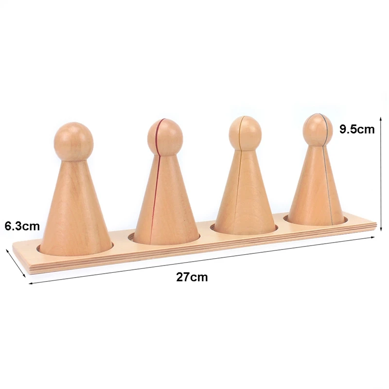 

Dental house Montessori Material Wooden Toys Fraction Skittles Tray of Fractions Small Size Preschool Teaching Aids Learning Toy