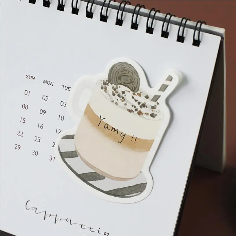 30 листов креативная Повседневная жизнь молочный напиток мороженое блокнот