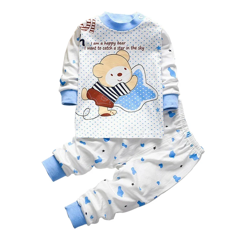 Комплект нижнего белья BibiCola для маленьких мальчиков и девочек комплект одежды из