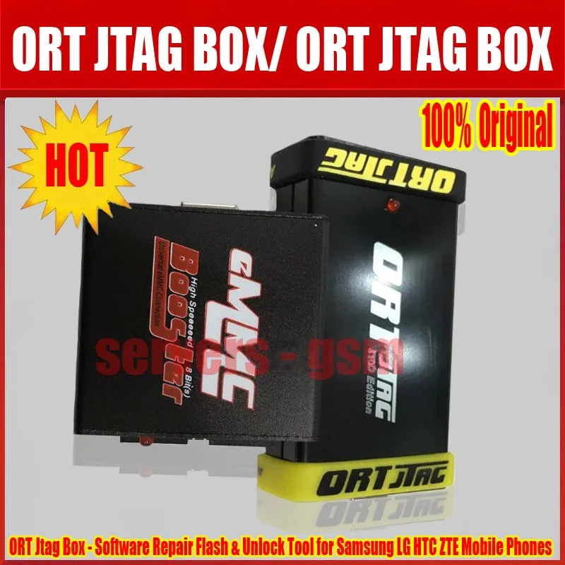 Горячие Новые ОРТ JTAG BOX& eMMC Booster-программное обеспечение ремонт Вспышка& разблокировки инструмент для samsung LG htc zte Mobile