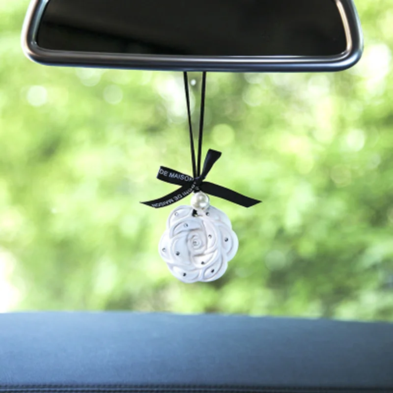 Подвеска для автомобиля украшение зеркала заднего вида с изображением розы