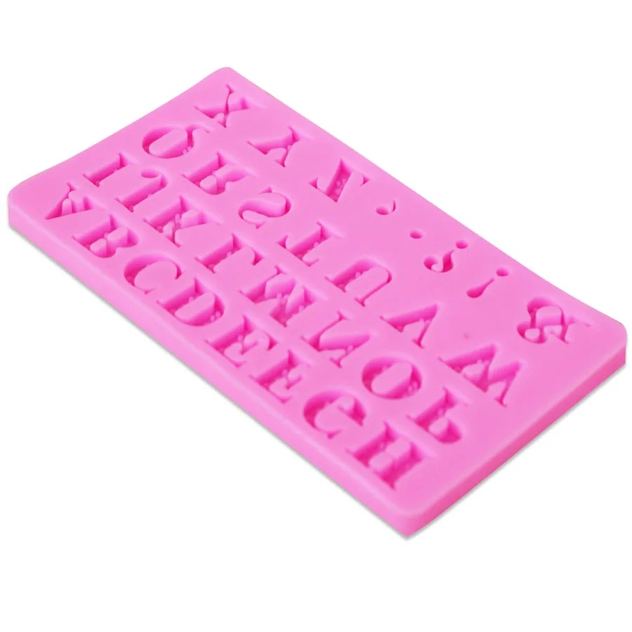 10PCS/SET M350 English Letters Silicone Mold Cake Border Fondant Decorating Tools Candy Chocolate Gumpaste Moulds | Дом и сад