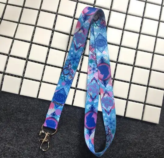 Free Shipping 1Pcs princess cartoon Lanyard ID Badge Holders Mobile Neck Keychains For Party Gifts QW-244 | Украшения и