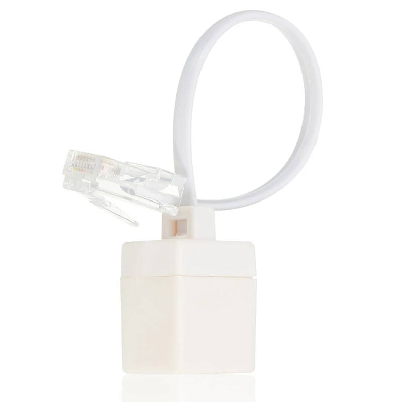Кабель переходник RJ11 6P4C мама Ethernet RJ45 8P8C папа F/M|Кабели| |