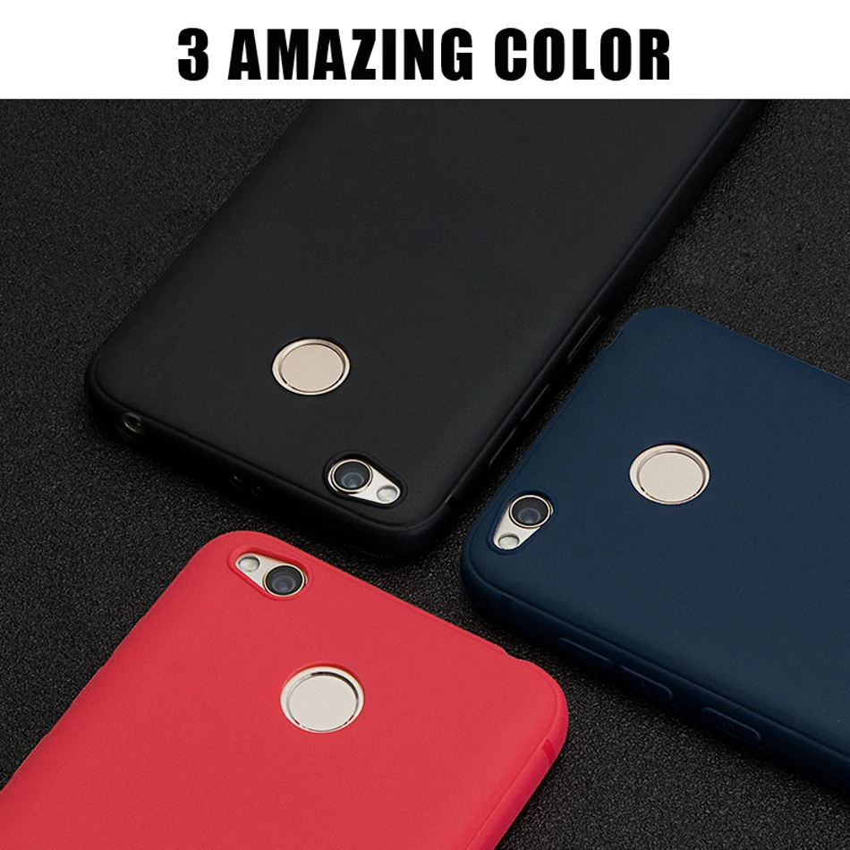 Мягкий Ультратонкий чехол бампер из ТПУ для Xiaomi redmi 4x матовый ударопрочный xiaomi Redmi