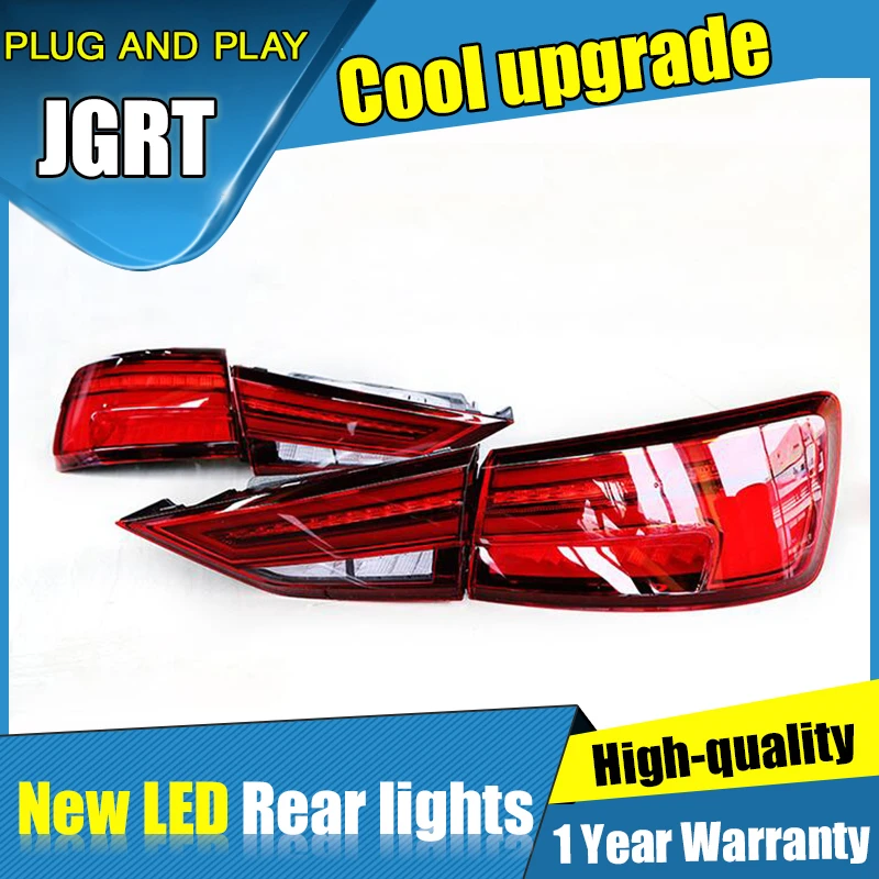 

Dynamic turn signal taillights For Audi A3 led Tail light Assembly DRL+Turn Signal+Brake+Reverse+fog lights 2014-2018