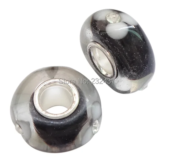 Free shipping!!!Lampwork Beads European Style Korea Jewelry Rondelle handmade | Украшения и аксессуары