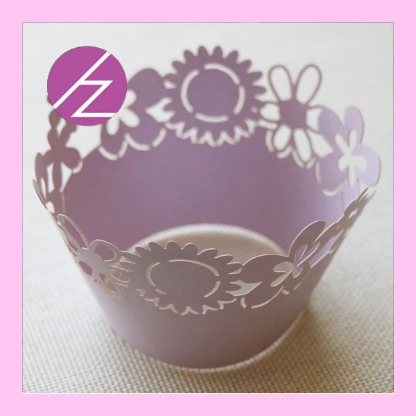 50 шт. винтажные обертки для капкейков с лазерной вырезкой | Дом и сад