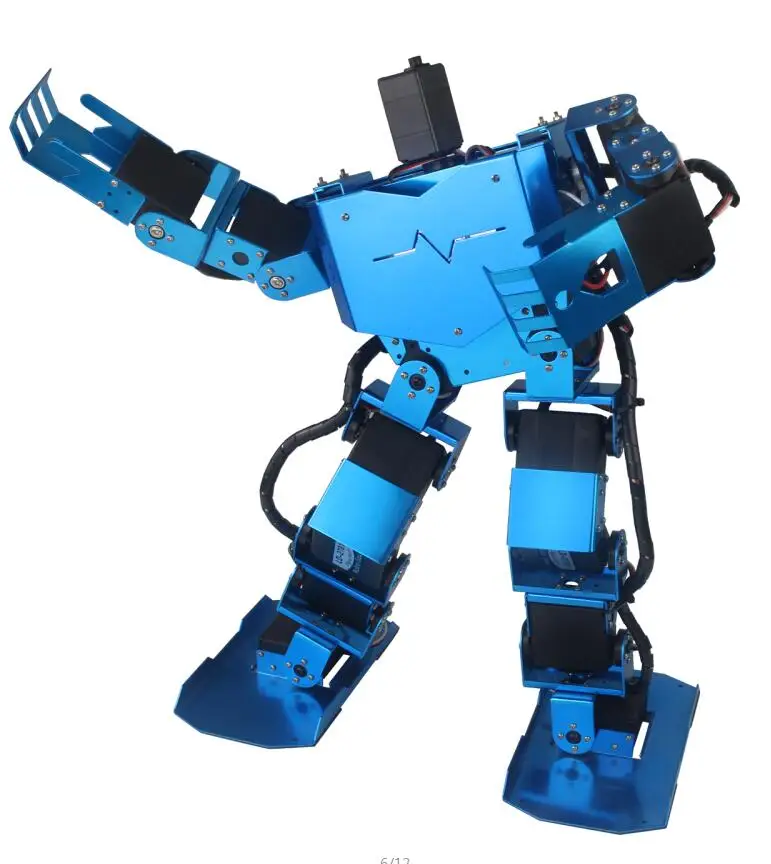 17DOF Robo-Soul H3.0 Biped Robotics Humanoid Robot алюминиевая рама полный комплект с 17 шт. сервоприводом и контроллером Arduino DIY Robo-Soul