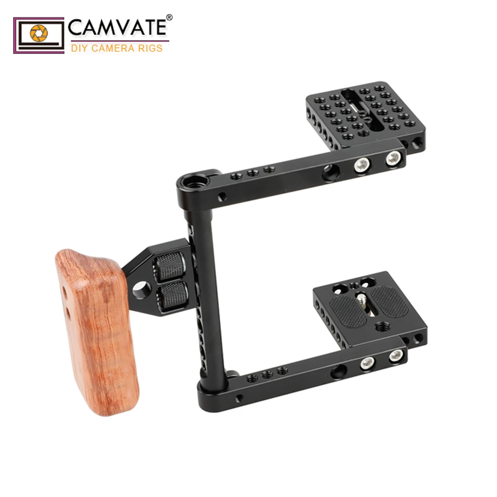 Камера CAMVATE Rig для Canon 80D 90D 50D 40D 7D Mark11 5D Mark111 5DS 5DSR/Nikon D7000 D7100 D7200 D300S D610/A99|stabilizer rig|camera