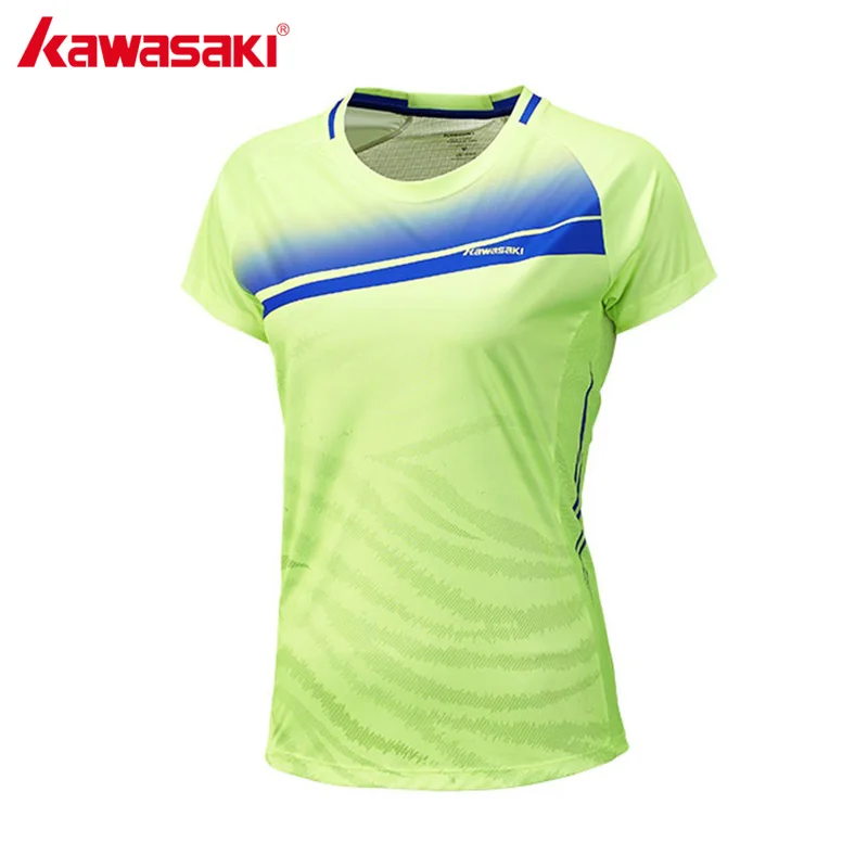 Бренд KAWASAKI рубашки для бадминтона женщин профессиональные теннисные футболки