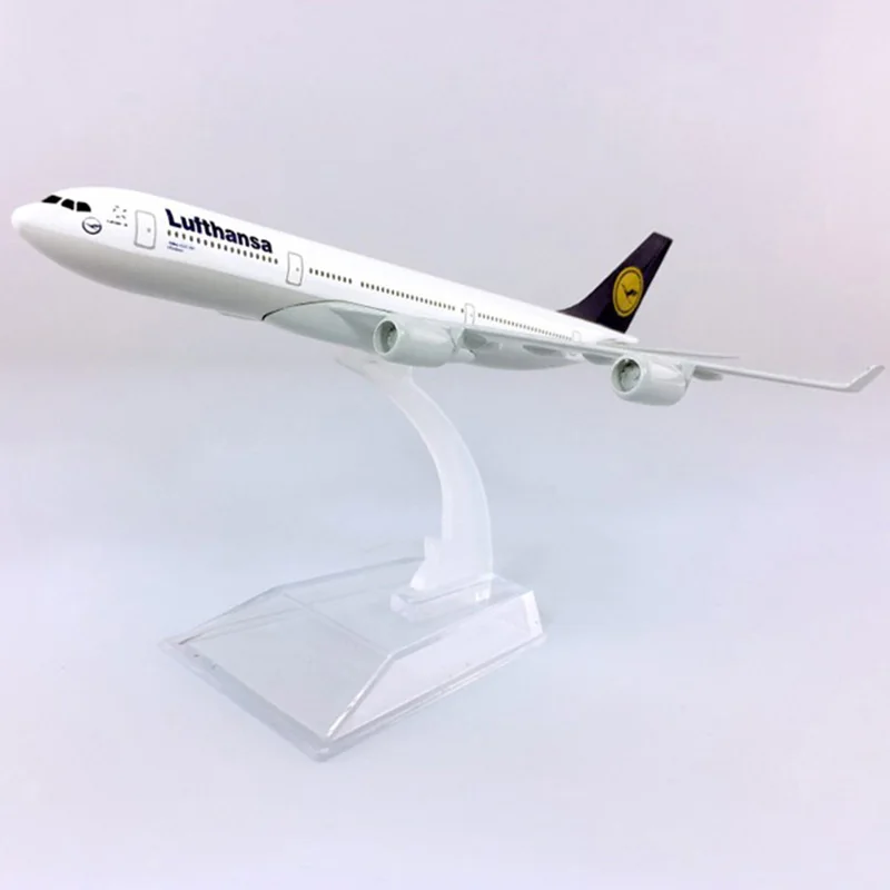 16 см масштаб 1:400 немецкий самолет Lufthansa модель самолета аэробуса 340 A340 базовый