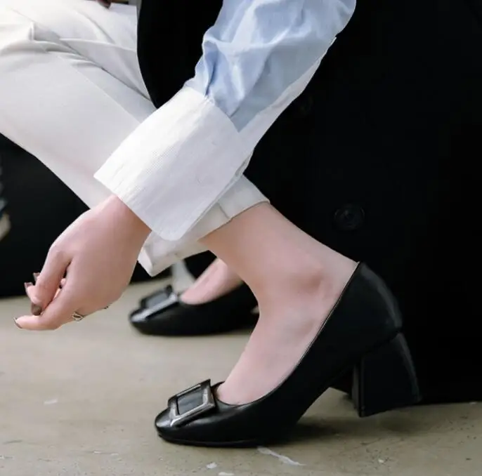 Красивая весенняя повседневная обувь Zapatos Mujer Женские туфли-лодочки офисные