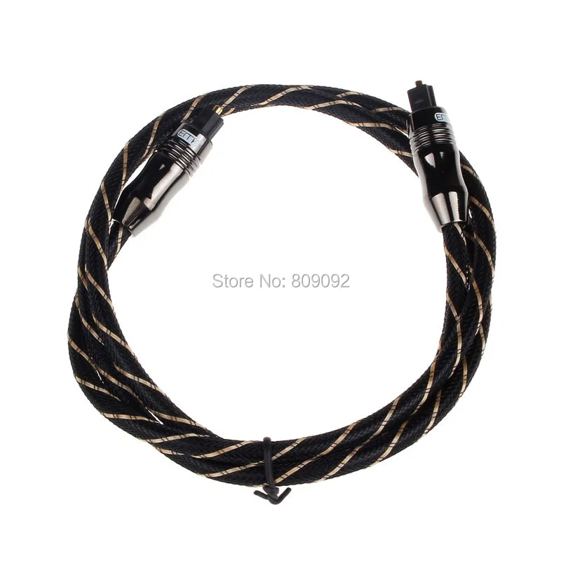 Высококачественный оптический цифровой аудиокабель Toslink 5 1 аудио шнур OD6.0 черный