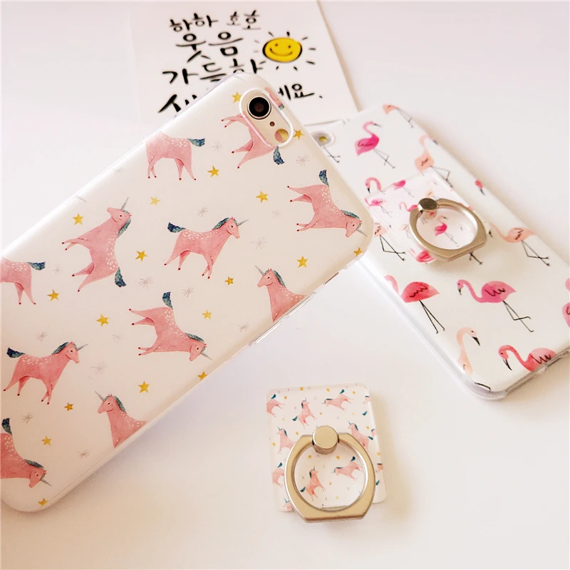 For iphone 6s plus Case Cover flamingo original TPU for 7 8 6 s x phone cases silicone unicom 100% |