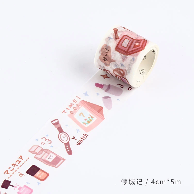 Afternoon tea фрукт закуска/милые девушки дневник лента для декорации Washi "сделай сам" Скрапбукинг изоляционная лента kawaii - Цвет: see chart