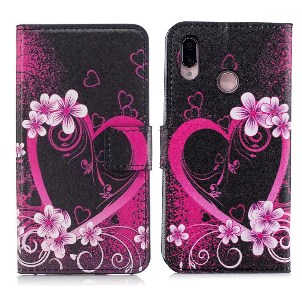 YIESOM Роскошный кожаный чехол кошелек для Huawei P20 Lite Plus P Smart P10 P9 P8 2017 Mate 10 откидная