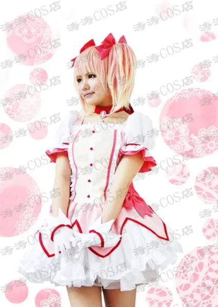 Puella Magi Madoka Magica Kaname Косплей Костюм Рождественская вечеринка платье Сценическое на