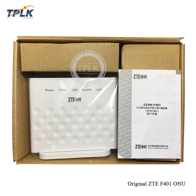Б/у zte F401 EPON ONU 1GE Однопортовый волоконно оптический FTTH FTTO ONT такой же как F643 F601