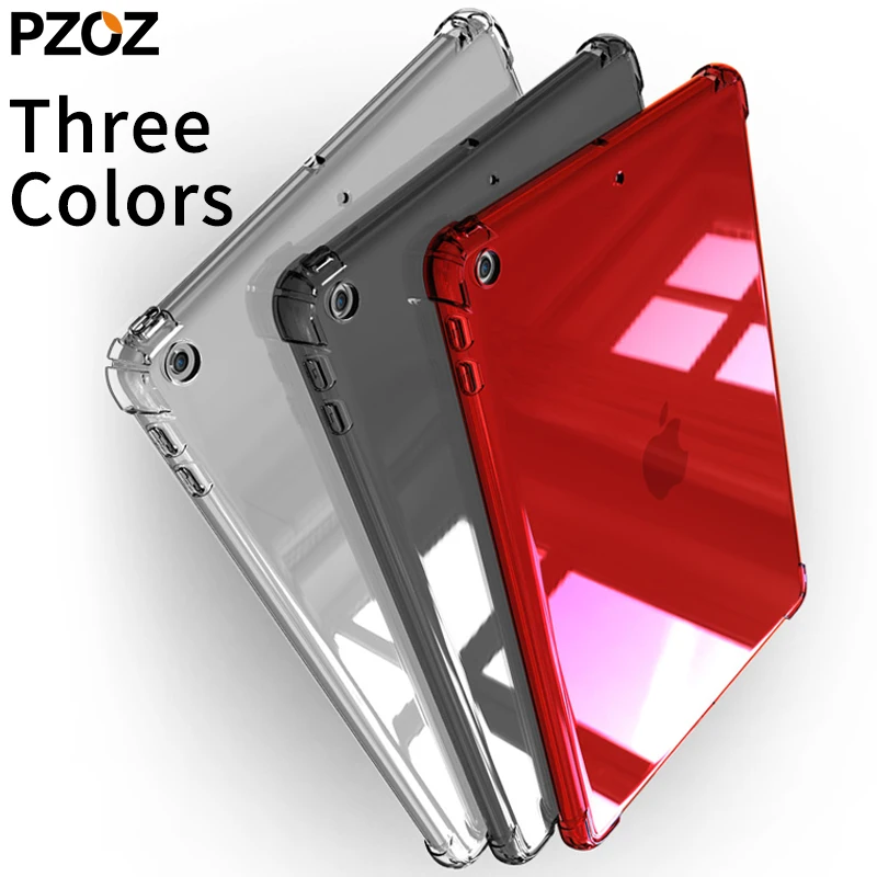 PZOZ чехол для нового iPad Pro чехол 9,7 Air mini 1 2 3 4 5 Силиконовый противоударный прозрачный ТПУ чехол для планшета