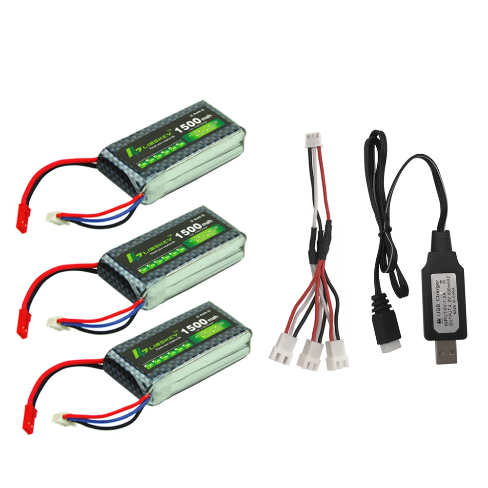 Limskey Power 7 4 В 2 с 1500 мАч для WLtoys V913 L959 L969 L202 K959 машина двойной лошади 9118 MJX F45