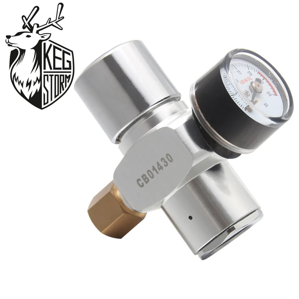 CO2 Keg газовый регулятор зарядное устройство KEG STORM Алюминий для Домашнего Пива