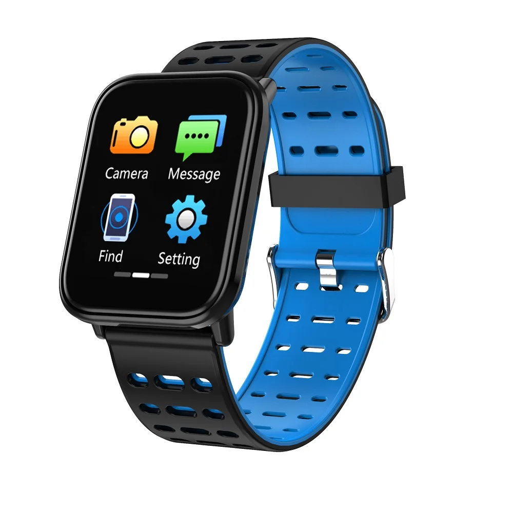 2019 Newly Touch Screen Smart Watch Blood Pressure Heart Rate Tracker Sleep Sports watch For IOS Android | Электроника