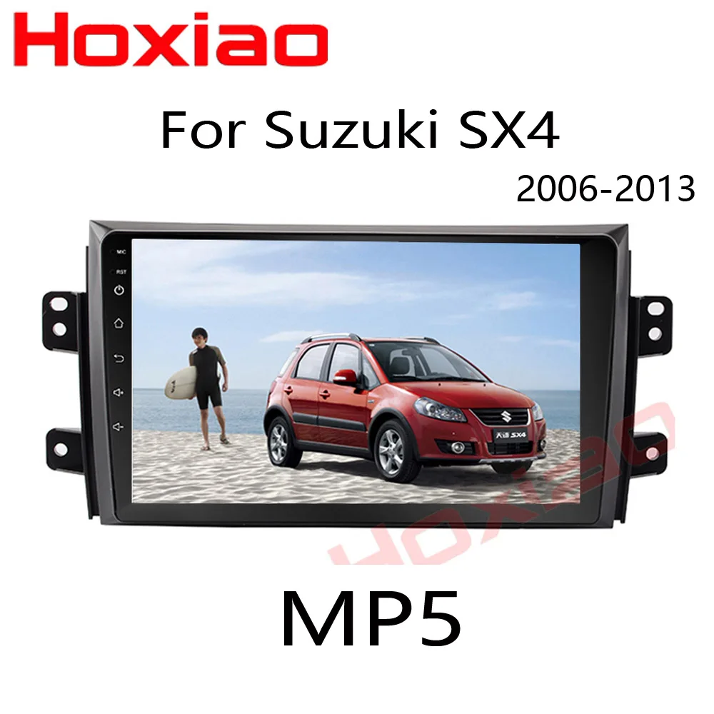 Автомобильный gps 2 din радио рекордер для Suzuki SX4 2006-2013 9 'Bluetooth стерео MP5 плеер FM/AM Поддержка Android Интернет - Цвет: A-MP5-SX4
