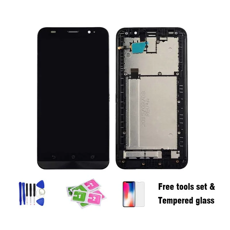 Гарантия 5 ''ЖК для ASUS Zenfone 2 ZE551ML дисплей сенсорный экран планшета Замена