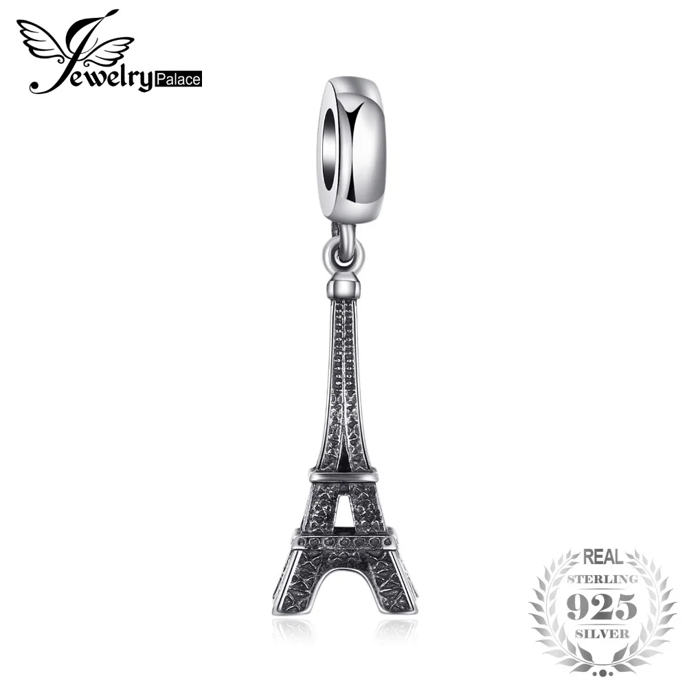 Jewelrypalace стерлингового серебра 925 Романтика Париж Шарм Браслеты подарки для Для