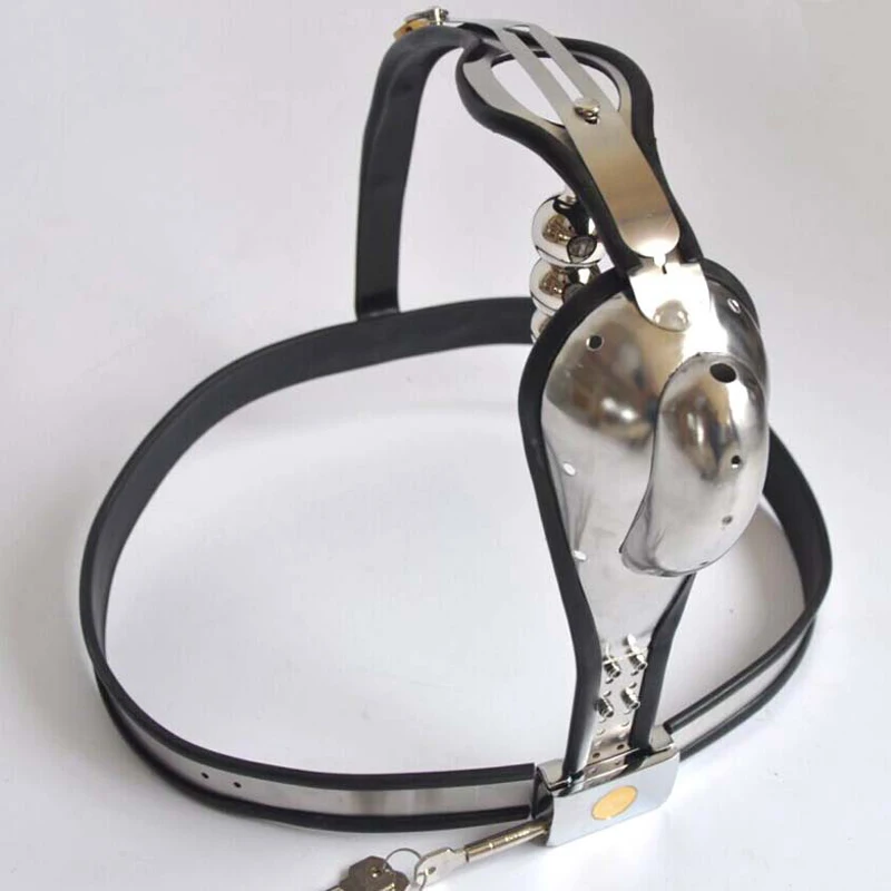 Stainless Steel Male T Big Chastity Belt Cage Device Bondage CB6000 Penis Ring Sex Toys for Man | Красота и здоровье