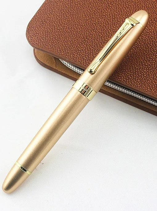 Jinhao X450 металлический круглый РОЛИК ручка без пенал Роскошные школьные канцелярские принадлежности Роскошный письменный милые ручки - Цвет: I