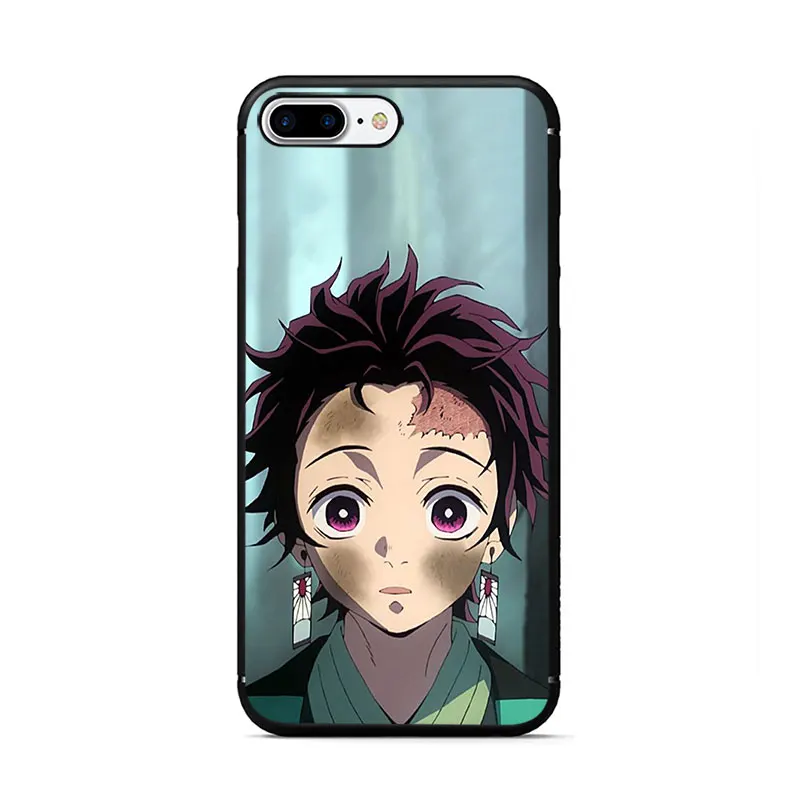 B10 Аниме Demon Slayer Kimetsu no Yaiba Мягкий ТПУ чехол для телефона для iPhone 11 Pro 5 5S 6 6s 7 8 Plus X XR XS MAX - Цвет: B10