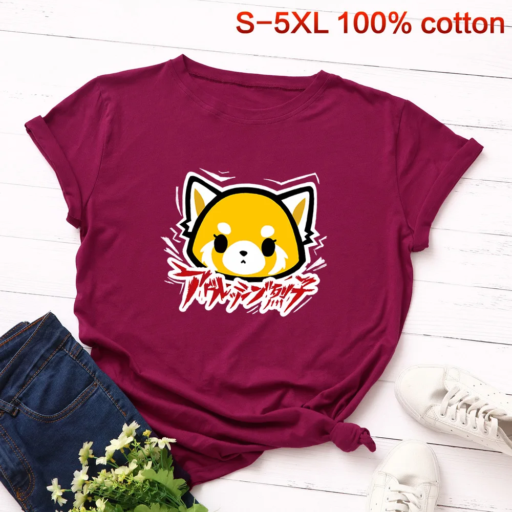 Женская летняя футболка с принтом rage Повседневная разноцветная хлопковая