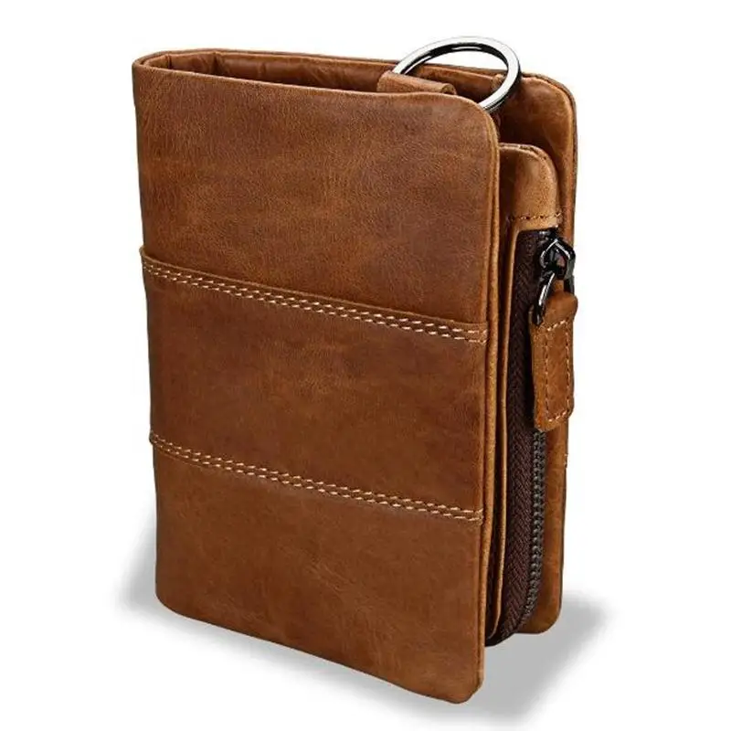 Мужские кошельки из 100% натуральной кожи винтажный дизайнерский мужской тонкий