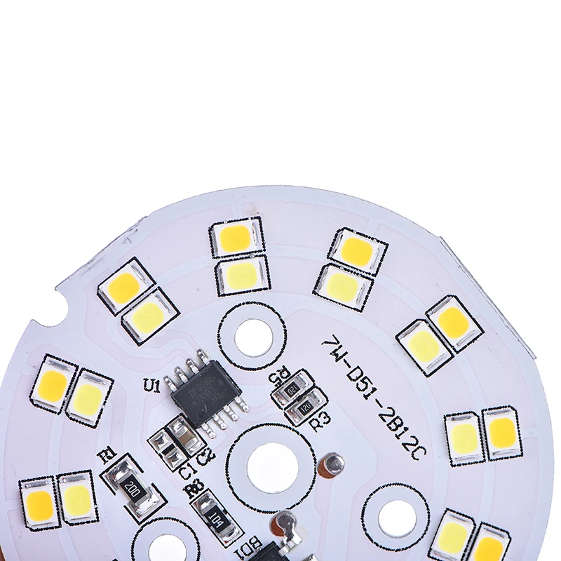 1 шт. 2835 SMD 3 Вт 5 7 9 Светодиодная панель для потолка + 220 В Светодиодный источник