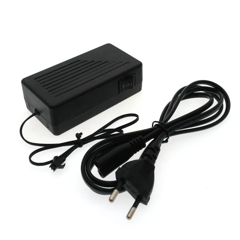 220V 1-50 м EL провода освещение Трансформатор неоновой подсветкой драйвер питания ЕС штепсельная вилка стандарта США