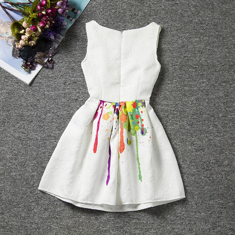 Детское платье в Корейском стиле камуфляжное летнее женское |